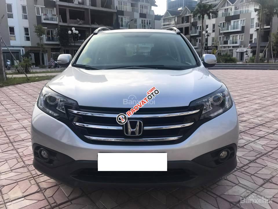 Bán xe Honda CR V 2.0 2014, màu bạc, biển Hà Nội-5