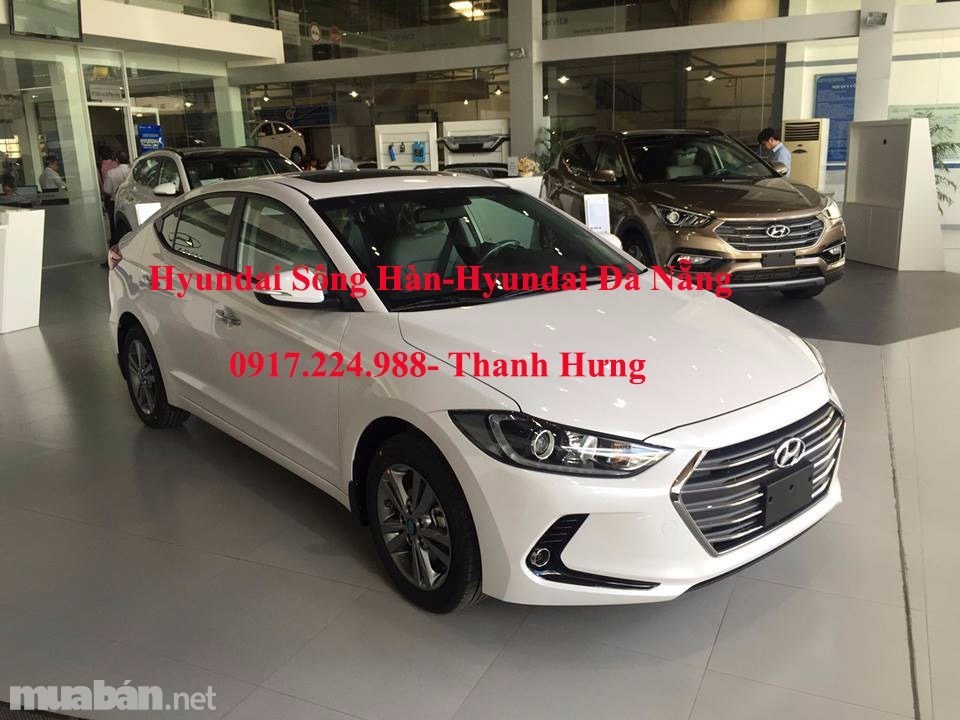 Bán xe Hyundai Elantra đời 2017, màu trắng, nhập khẩu -0