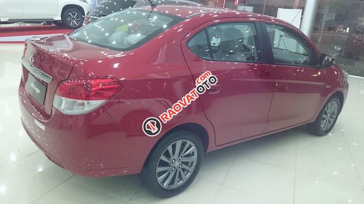 Bán Mitsubishi Attrage đời 2017, màu đỏ, nhập khẩu nguyên chiếc-2