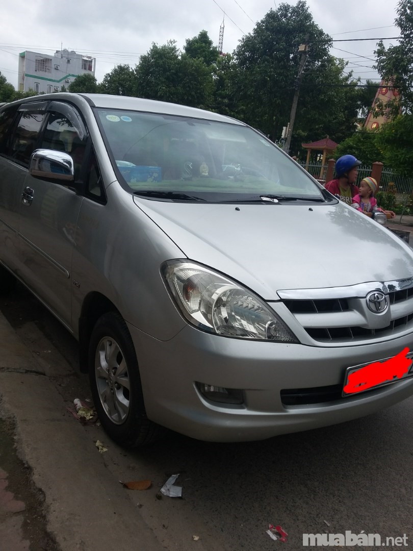 Bán ô tô Toyota Innova đời 2008, màu xám, nhập khẩu  -0