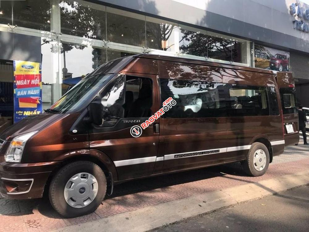 Cần bán Ford Transit Limousine đời 2017, màu nâu-1