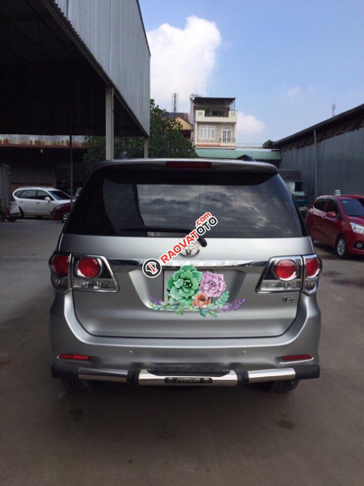 Bán Toyota Fortuner 2015, màu bạc-2