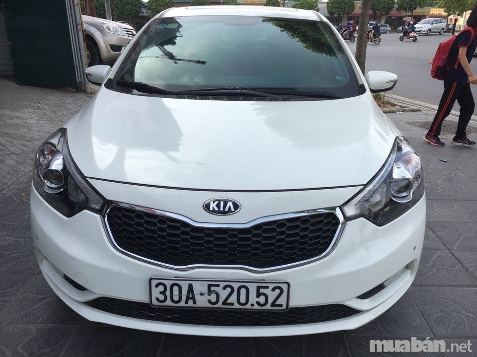 Bán xe Kia K3 1.6AT 2015, màu trắng, nhập khẩu, giá chỉ 575 triệu-0