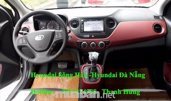 Bán Hyundai Grand i10 2017, màu đỏ, nhập khẩu-0