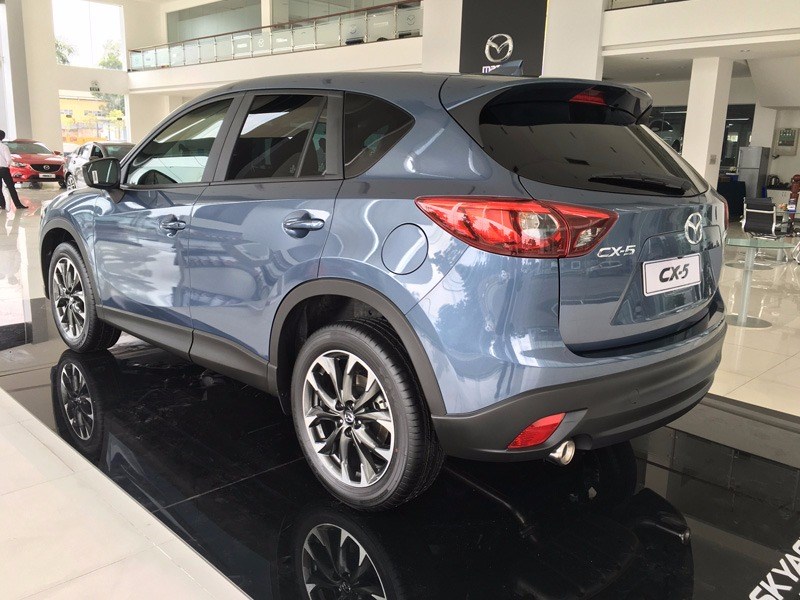 Bán xe Mazda CX 5 đời 2017, màu xanh lam, xe nhập-4