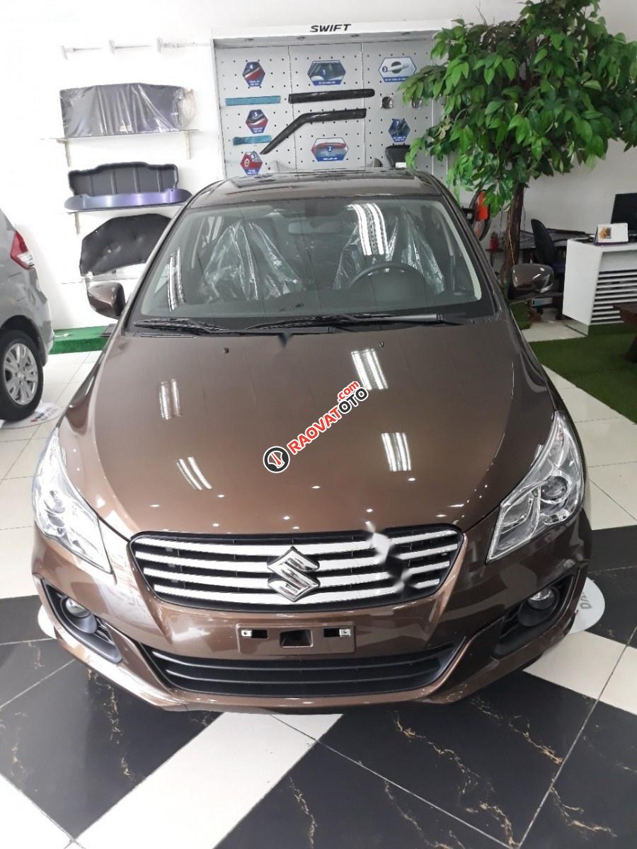 Cần bán xe Suzuki Ciaz 1.4 AT năm 2017, màu nâu, nhập khẩu nguyên chiếc-3