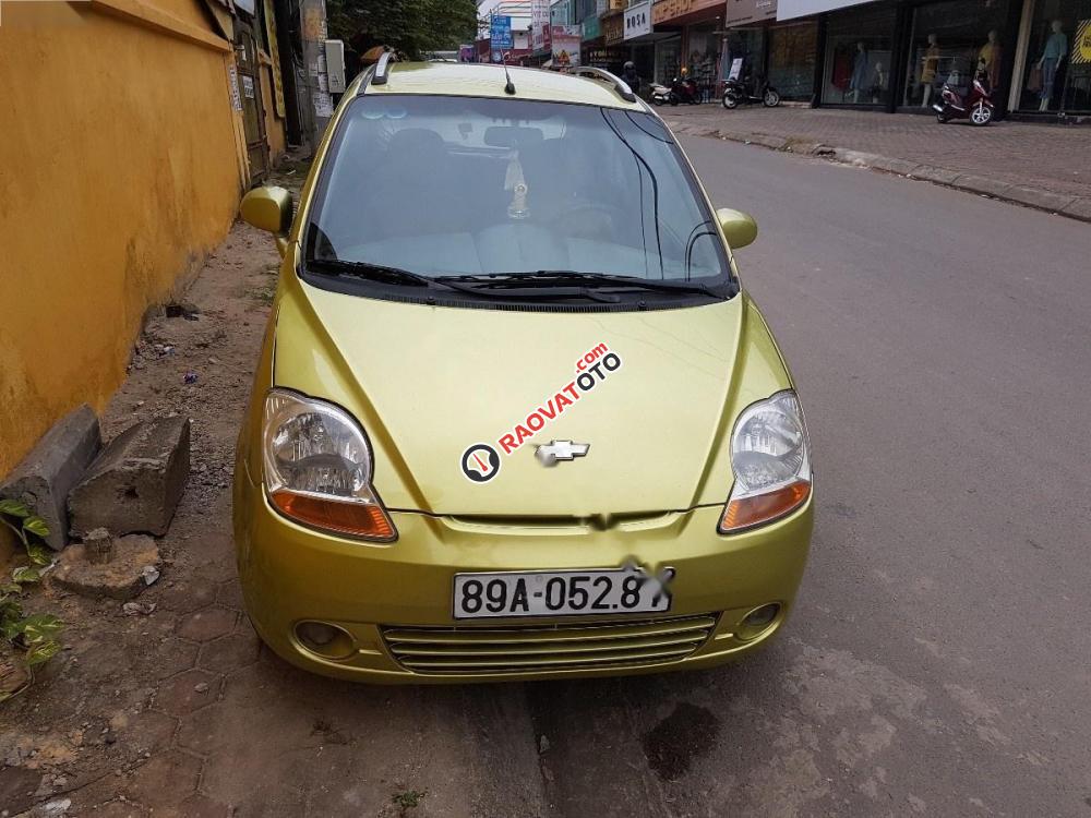 Bán Chevrolet Spark năm 2008, màu vàng đẹp như mới-8