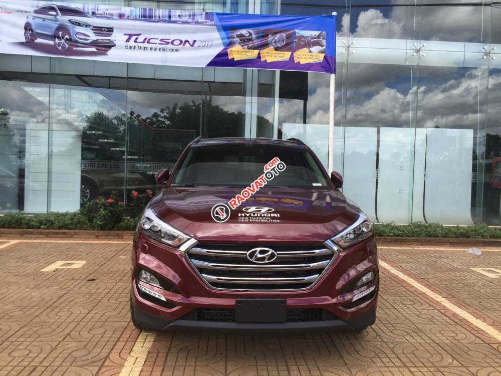 Bán Hyundai Tucson 2.0AT máy xăng, bản đặc biệt 2018, màu đỏ, giá tốt nhất năm, trả góp 85% xe, ĐT: 0941.46.22.77-0