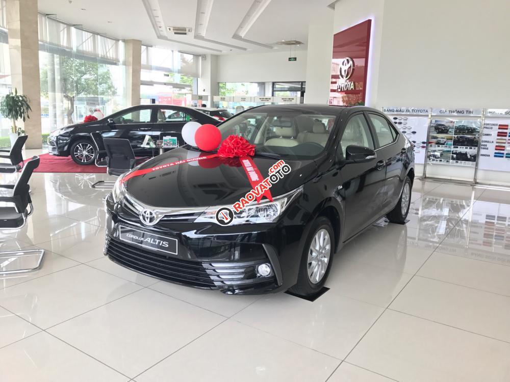 Bán xe Toyota Corolla Altis 2017 màu đen, mới 100%, giá chỉ 707 triệu đồng-0