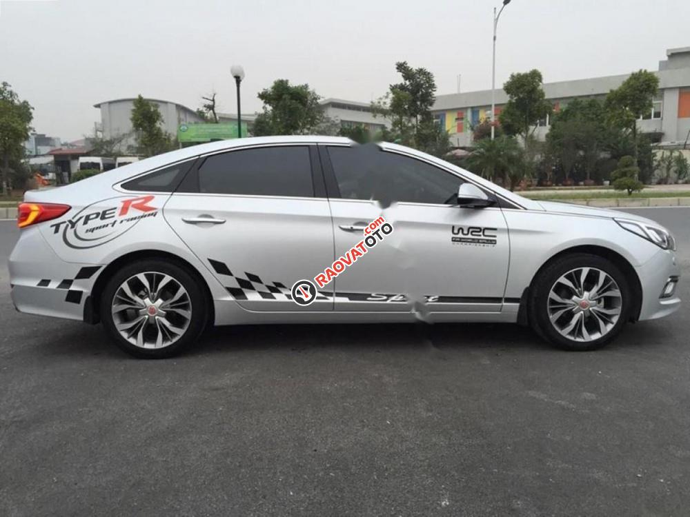 Bán Hyundai Sonata 2.0 AT đời 2014, màu bạc, nhập khẩu như mới-5