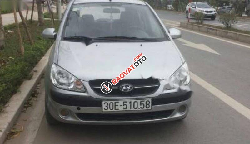 Cần bán lại xe Hyundai Getz 1.1 MT đời 2009, màu bạc, nhập khẩu nguyên chiếc chính chủ-0