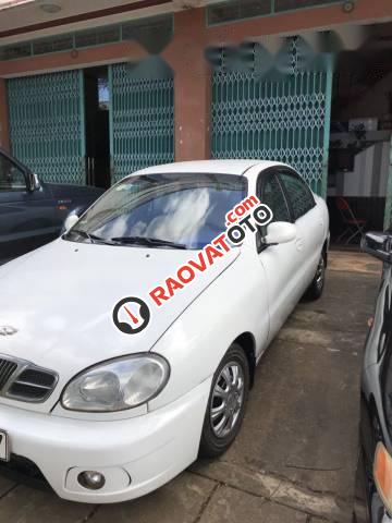 Cần bán Daewoo Lanos đời 2003, màu trắng chính chủ-1