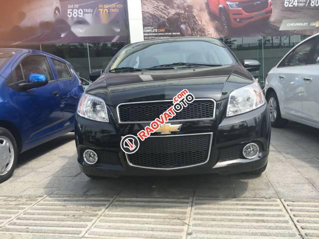 Bán Chevrolet Aveo đời 2017, màu đen, giá chỉ 70 triệu-0