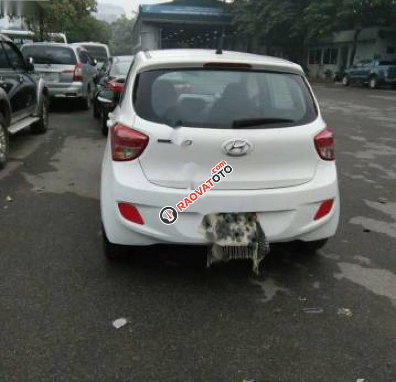 Cần bán xe Hyundai Grand i10 1.0 MT Base sản xuất 2014, màu trắng, xe nhập số sàn-1