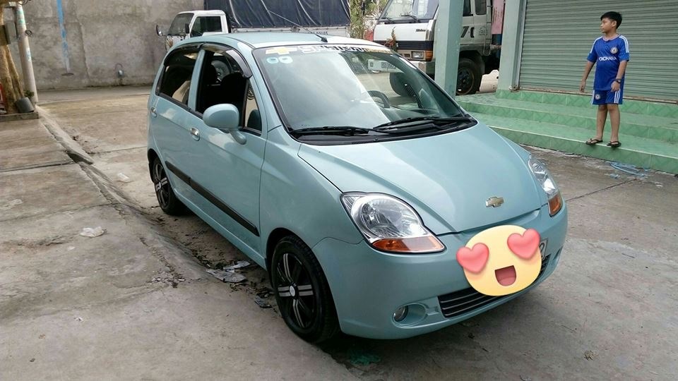 Bán lại xe Chevrolet Spark LT sản xuất 2009, màu xanh lam, xe nhập -2