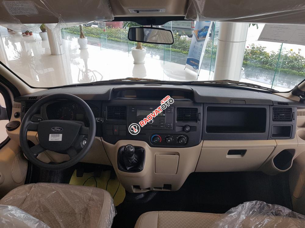 Bán Ford Transit 2.4L Luxury đời 2017, màu ghi-3