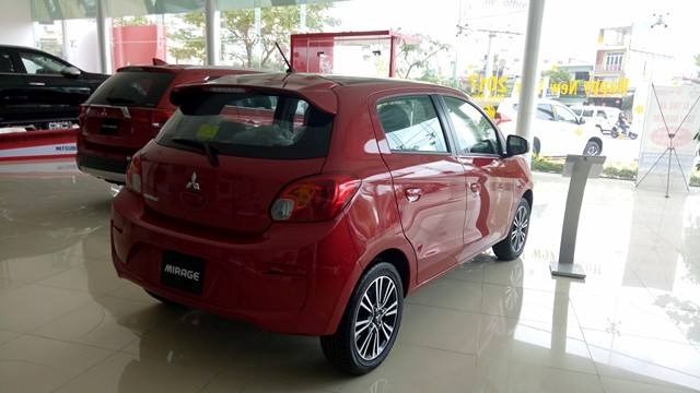 Bán ô tô Mitsubishi Mirage đời 2017, màu đỏ, xe nhập, giá 378tr-2