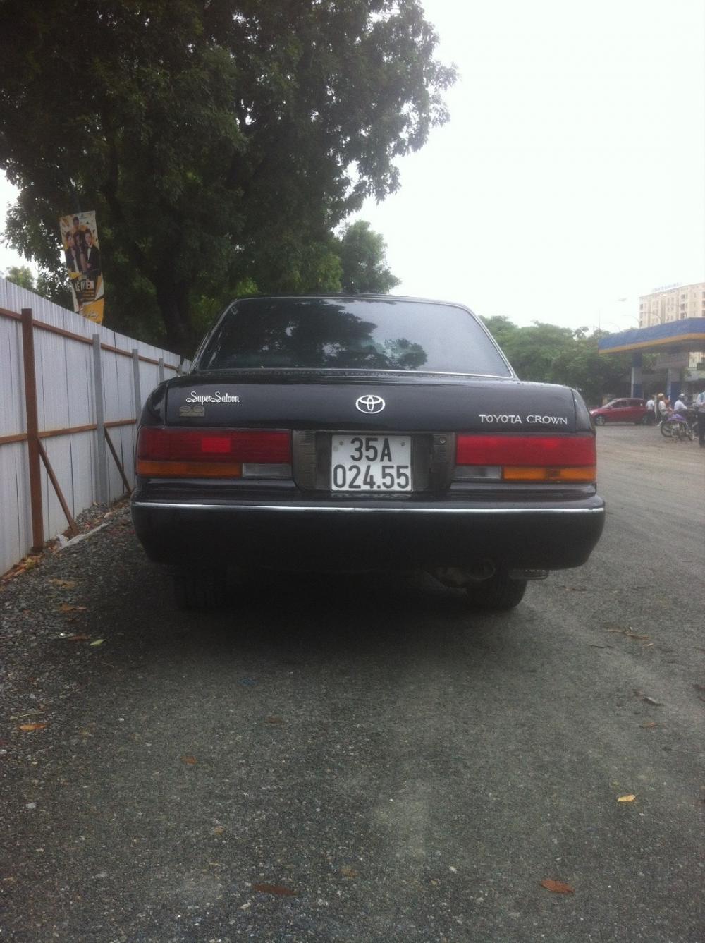 Bán ô tô Toyota Crown đời 1995, màu đen, xe nhập-3