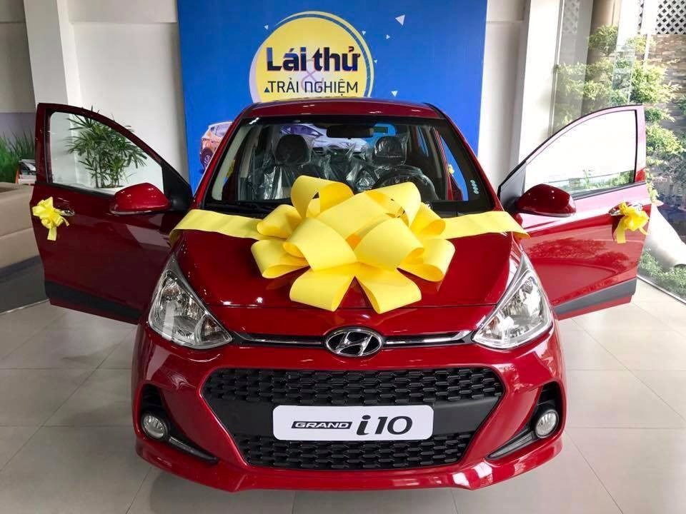 Bán Hyundai Grand i10 đời 2017, màu đỏ, nhập khẩu  -6