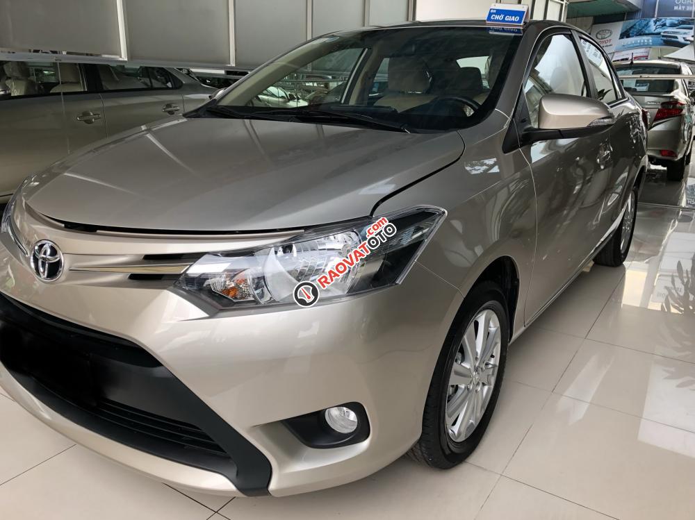 Cần bán Toyota Vios 1.5E đời 2018, màu nâu vàng, giá tốt-4