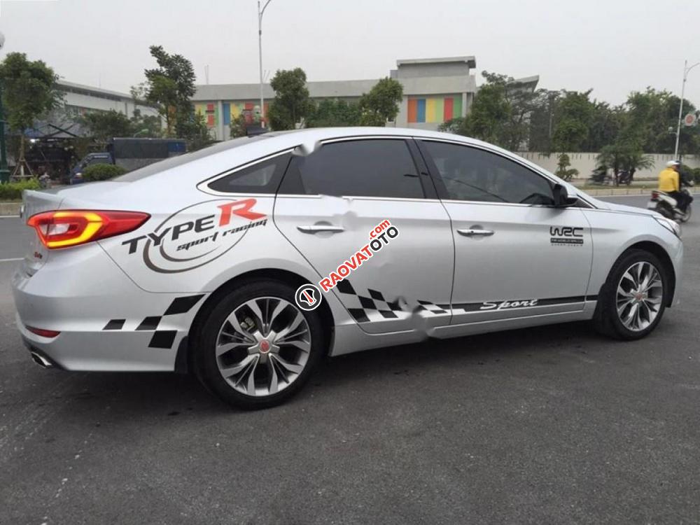 Bán Hyundai Sonata 2.0 AT đời 2014, màu bạc, nhập khẩu như mới-4