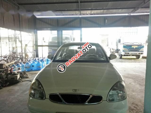 Cần bán gấp Daewoo Nubira sản xuất 2002, màu trắng xe gia đình, giá cạnh tranh-1