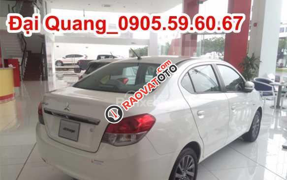 Bán Mitsubishi Attrage năm 2017, màu trắng, xe nhập, số sàn, giá tốt tại Đà Nẵng, LH Quang 0905596067-1