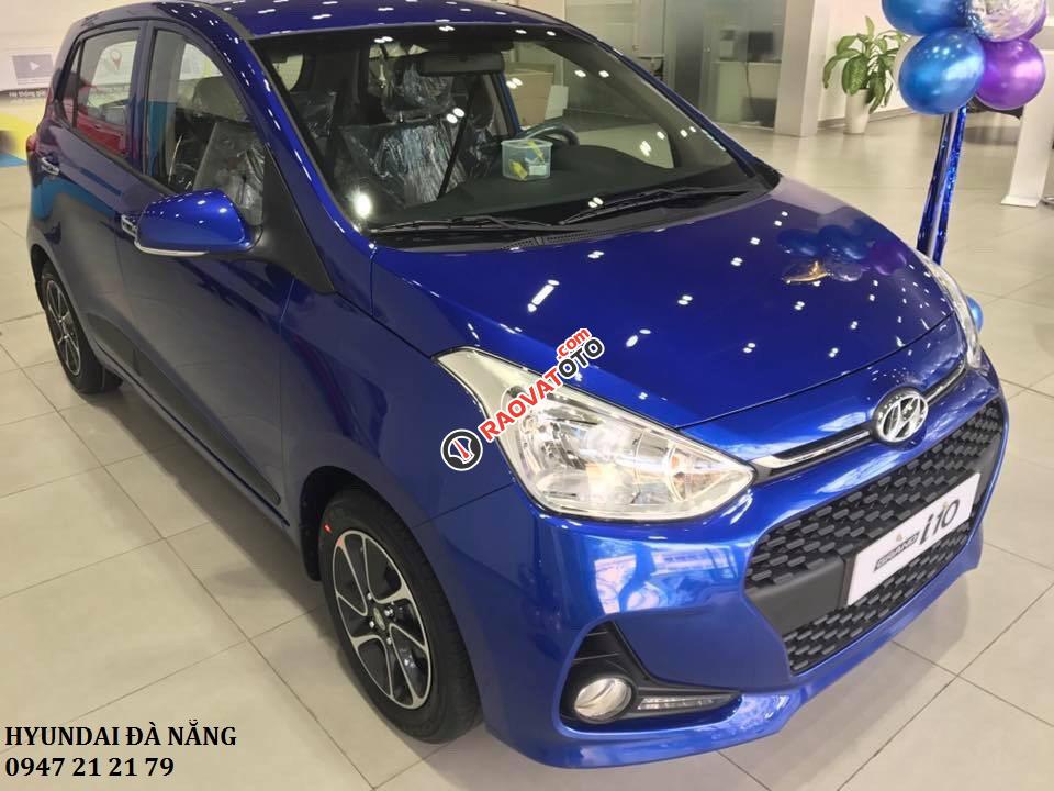 Xe Huyndai Grand i10 2018 màu xanh – Đà Nẵng giá sốc, giảm giá đến 40 triệu, Lh: 0941 295 79-0