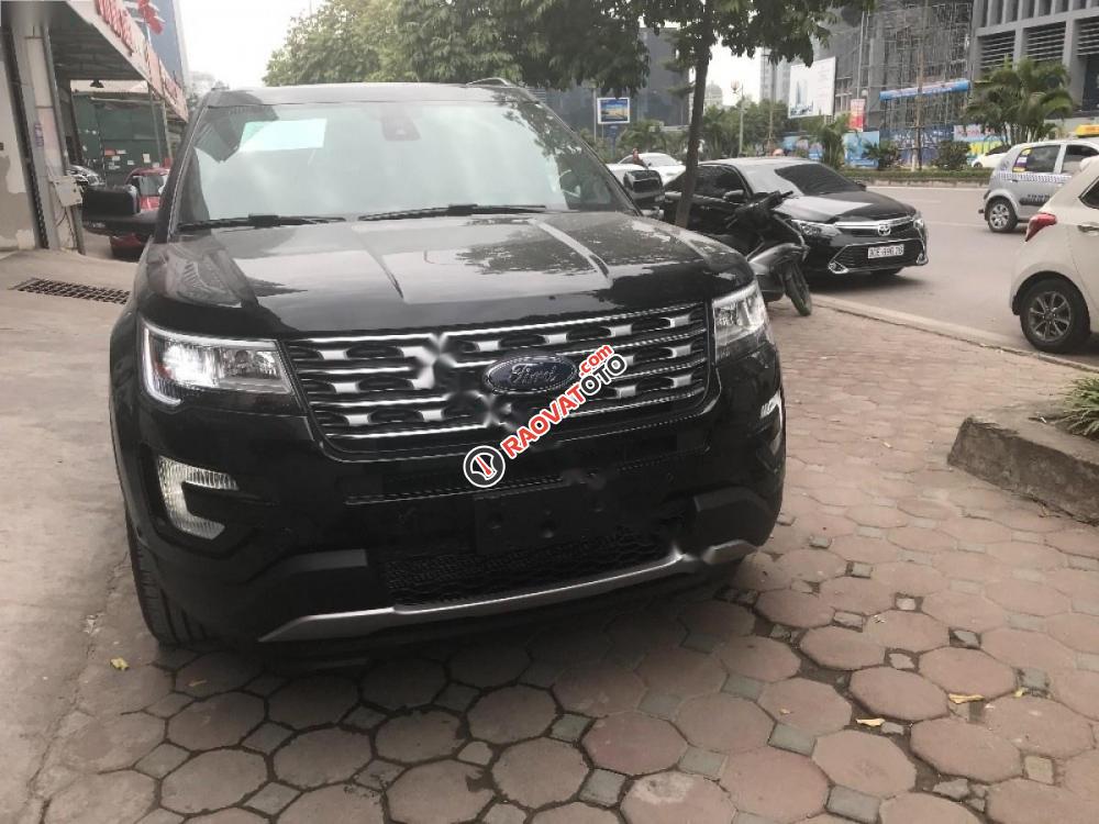 Bán xe Ford Explorer Limited 2.3L EcoBoost đời 2017, màu đen, nhập khẩu nguyên chiếc-0