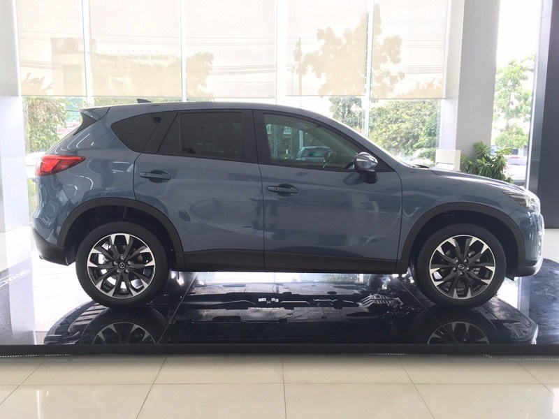 Bán xe Mazda CX 5 đời 2017, màu xanh lam, xe nhập-3