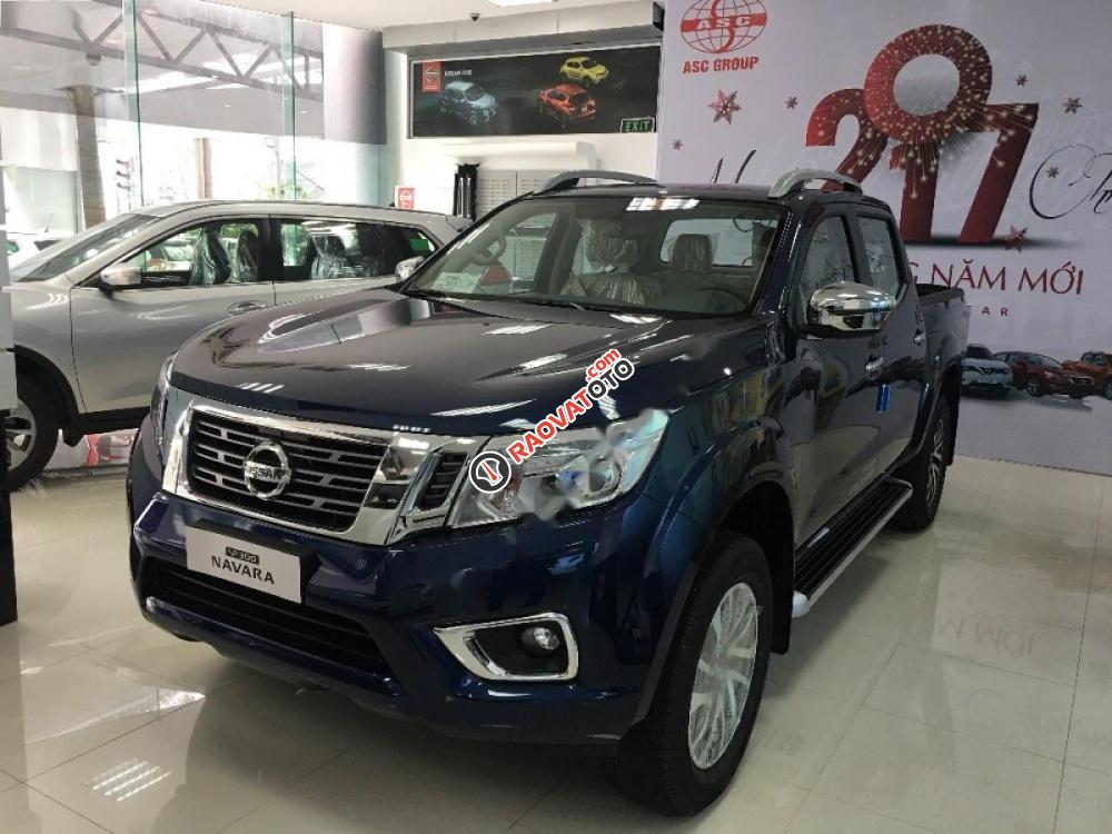 Bán Nissan Navara VL 2.5 AT 4WD đời 2017, màu xanh lam, nhập khẩu giá cạnh tranh-0