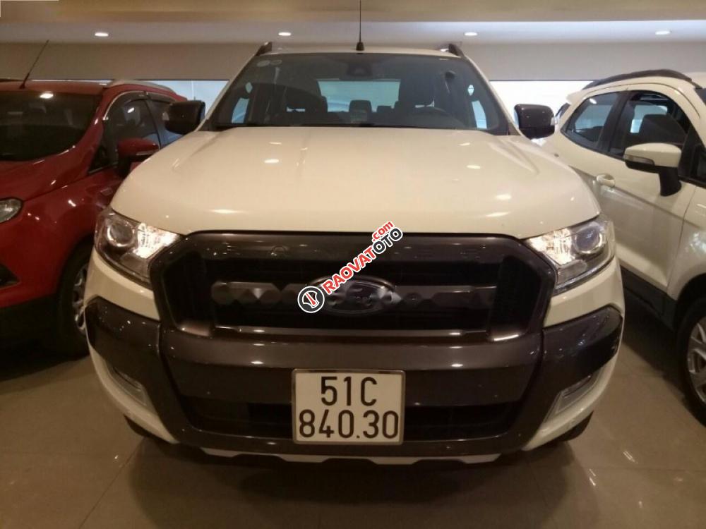 Cần bán Ford Ranger Wildtrak 3.2L 4x4 AT đời 2016, màu trắng, xe nhập-1