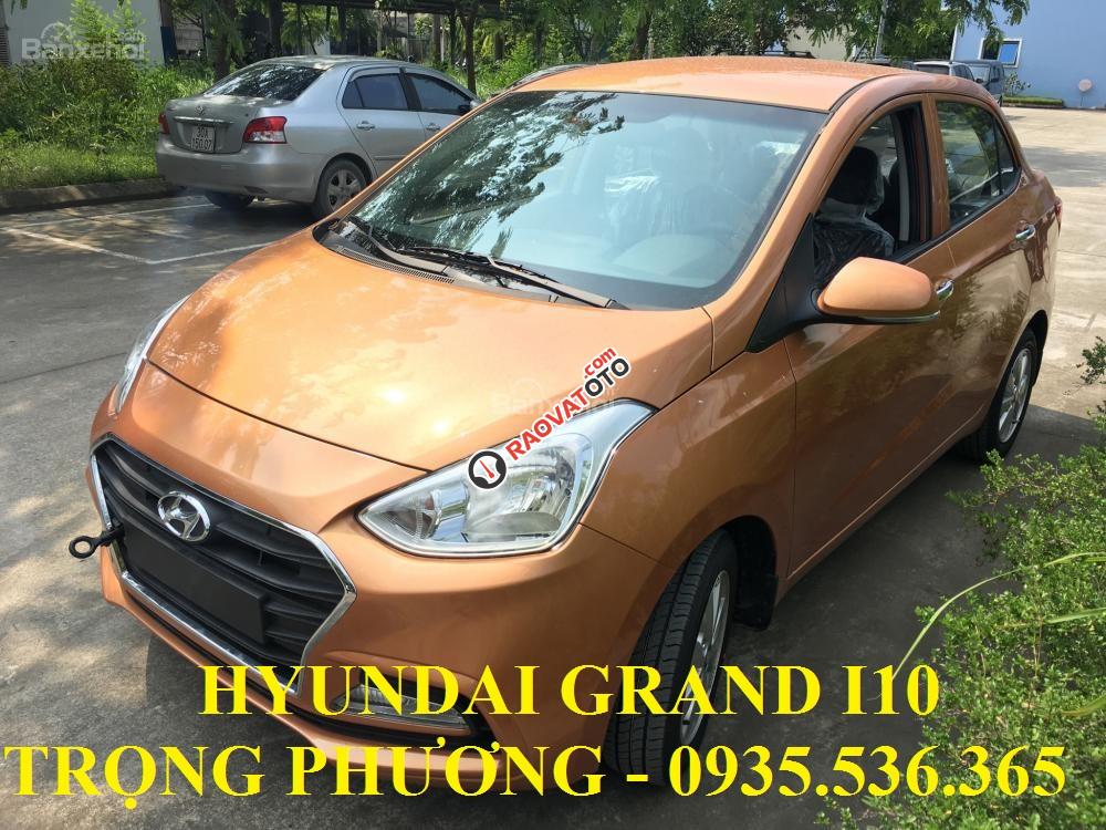 Bán Hyundai Grand i10 1.2 MT Base đời 2017, màu nâu giá cạnh tranh-1