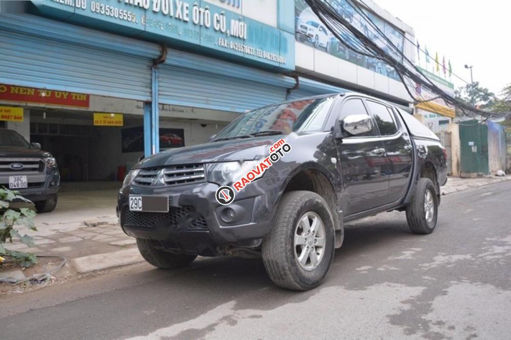 Bán xe Mitsubishi Triton GLX 4x2 MT năm 2013, màu xám, nhập khẩu -5