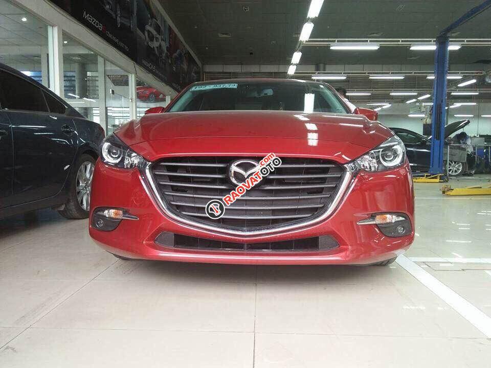 Bán xe Mazda 3 Facelift 2017 mới 100%, trả góp tới 85% lãi cực thấp, chỉ cần 189 triệu - L/h 0976834599-0