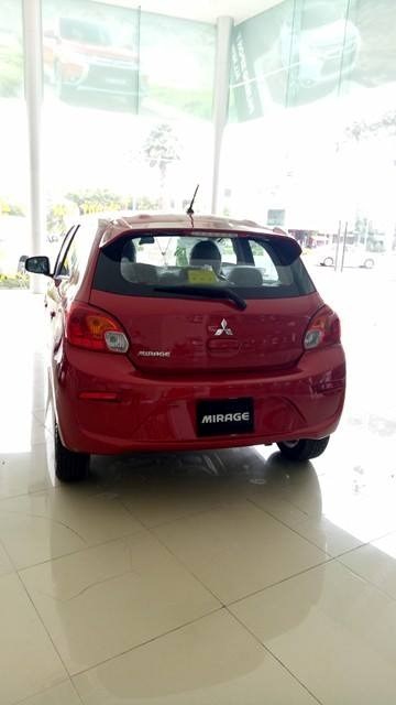 Bán ô tô Mitsubishi Mirage đời 2017, màu đỏ, xe nhập, giá 378tr-3