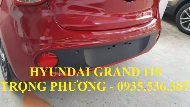 Bán xe Hyundai Grand i10 đời 2017, màu đỏ, xe nhập-10