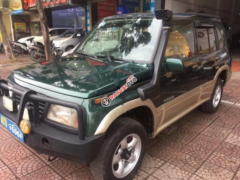 Bán Suzuki Vitara JLX đời 2004, màu xanh lá-1