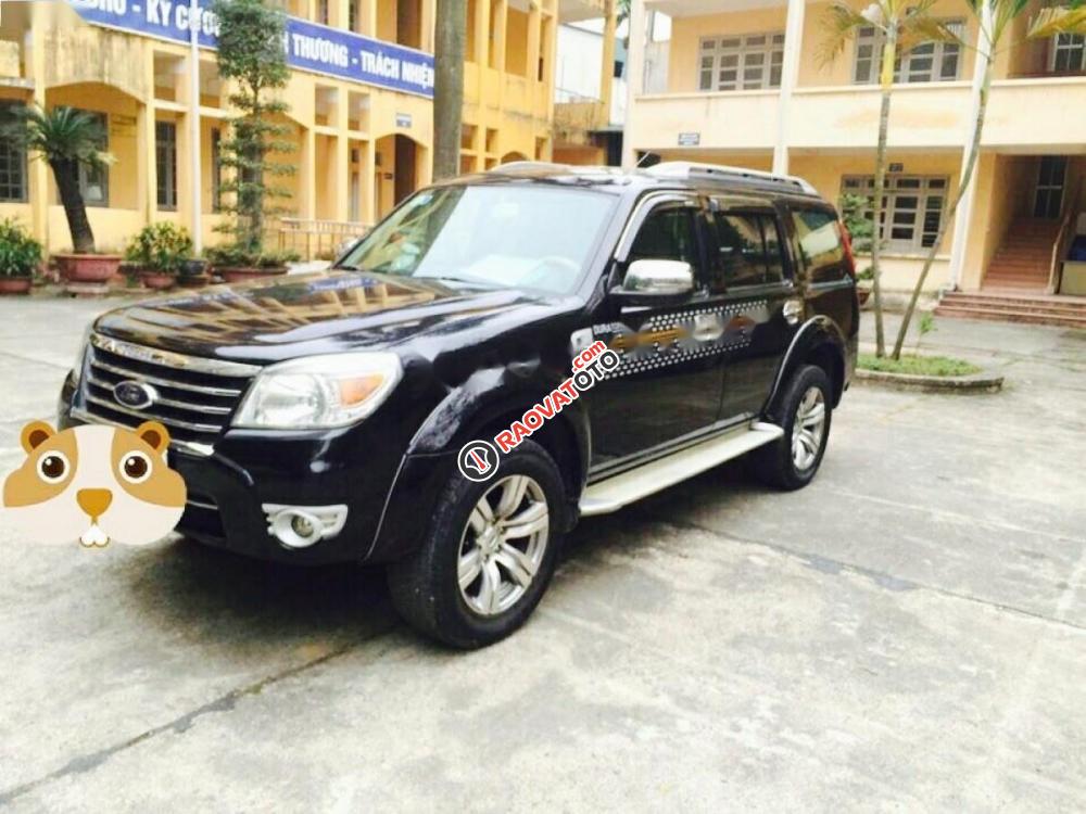 Cần bán lại xe Ford Everest 2.5L 4x2 AT 2011, màu đen, giá tốt-0