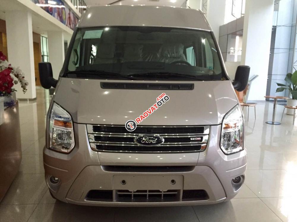 Bán Ford Transit 16 chỗ đời 2018 (xe cao cấp), giá xe chưa giảm, hotline báo giá xe Ford rẻ nhất Bình Định: 093.114.2545-0