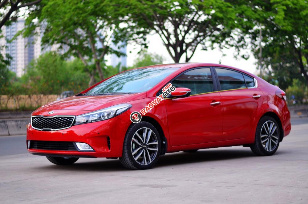 Cần bán Kia Cerato 1.6MT đời 2018, màu đỏ-2