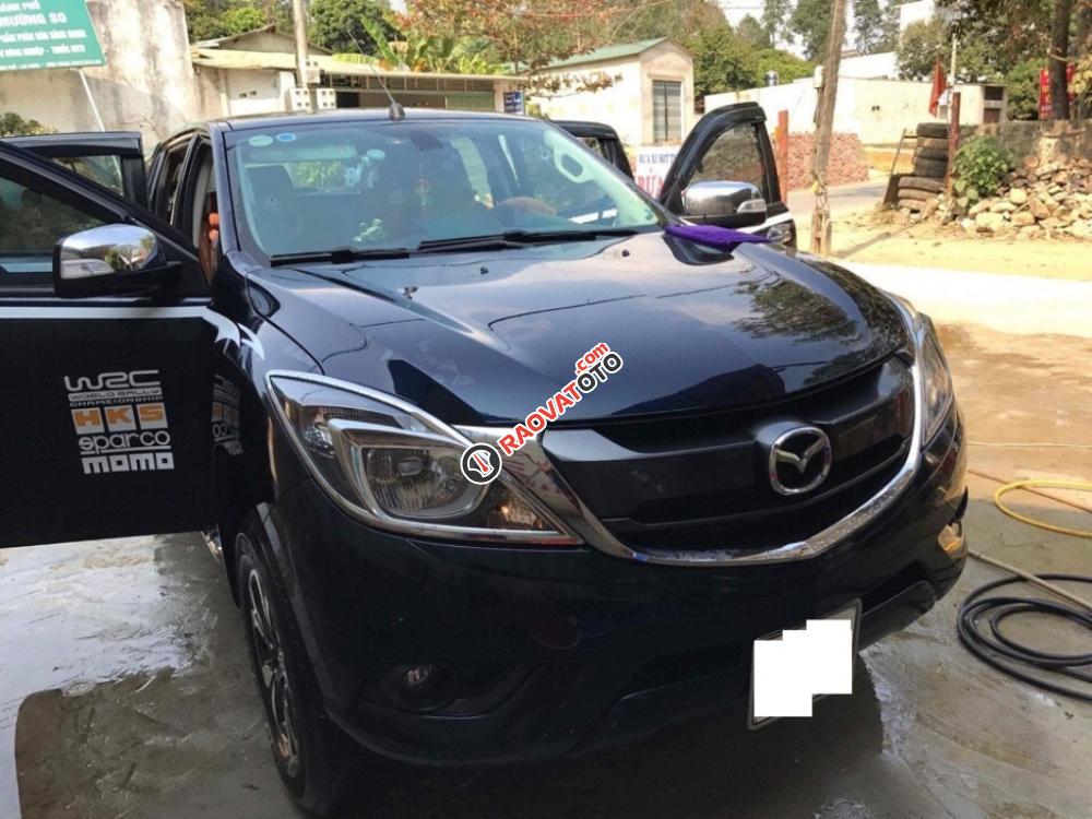 Mazda BT 50 3.2 2 cầu số tự động, sản xuất 2016, màu xanh đen-0