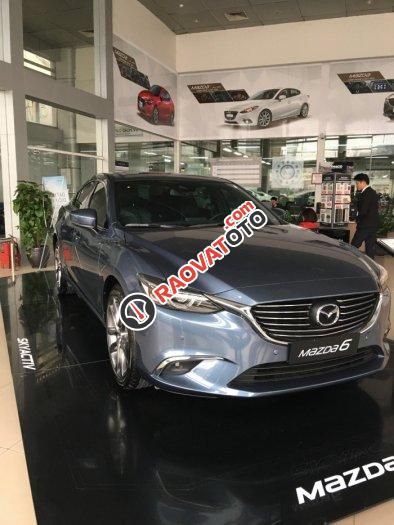 Bán Mazda 6 Facelift sản xuất 2018 - Màu xám xanh full quà tặng-1