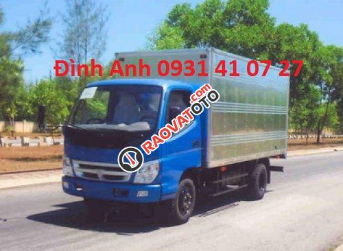 Xe tải Thaco Ollin 345 tải trọng 2.4 tấn, thùng dài 3m7, chạy trong thành phố, hỗ trợ trả góp-1