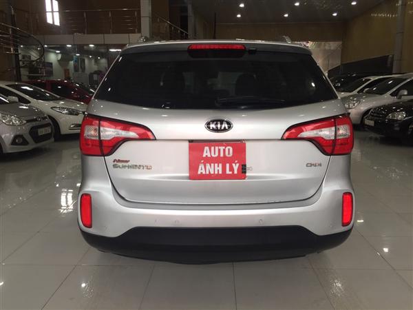 Bán Kia Sorento 2.2AT 2014, màu bạc-9