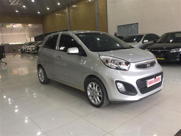 Bán xe Kia Picanto đời 2013, màu bạc, số tự động, giá 315tr-5