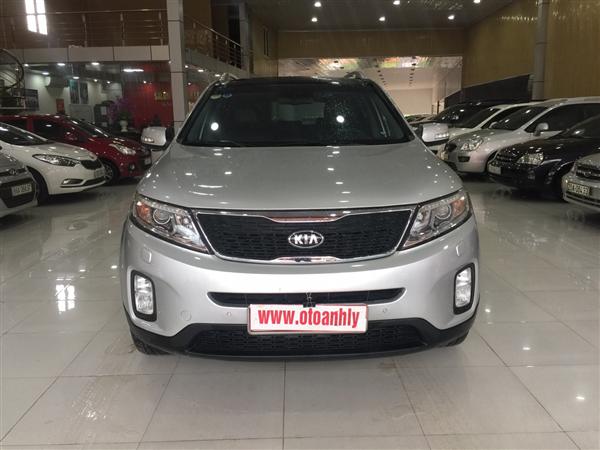 Bán Kia Sorento 2.2AT 2014, màu bạc-0