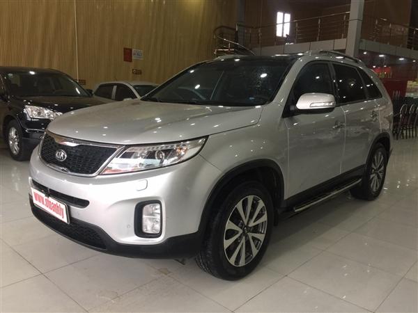 Bán Kia Sorento 2.2AT 2014, màu bạc-8