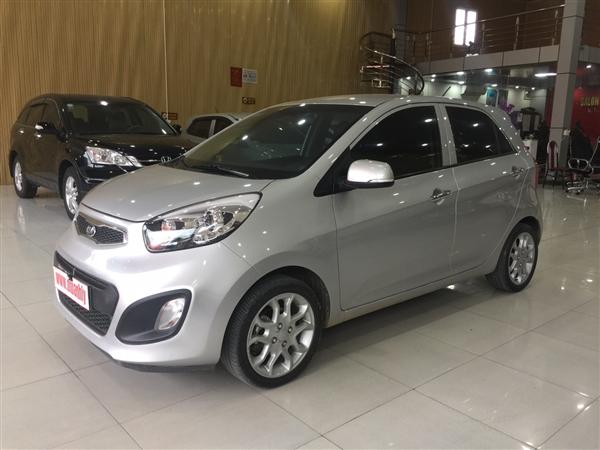 Bán xe Kia Picanto đời 2013, màu bạc, số tự động, giá 315tr-7