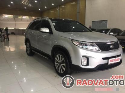 Bán xe Kia Sorento 2015, màu bạc-5